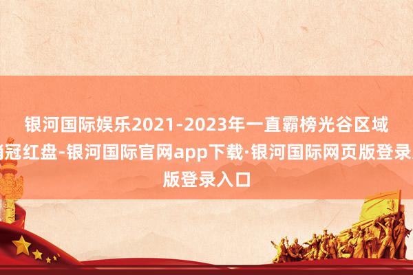 银河国际娱乐2021-2023年一直霸榜光谷区域的销冠红盘-银河国际官网app下载·银河国际网页版登录入口